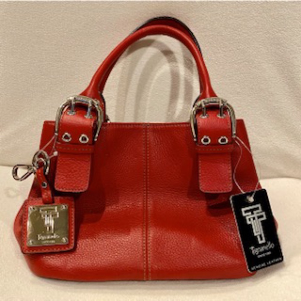 Tignanello Red Small Tote NWT